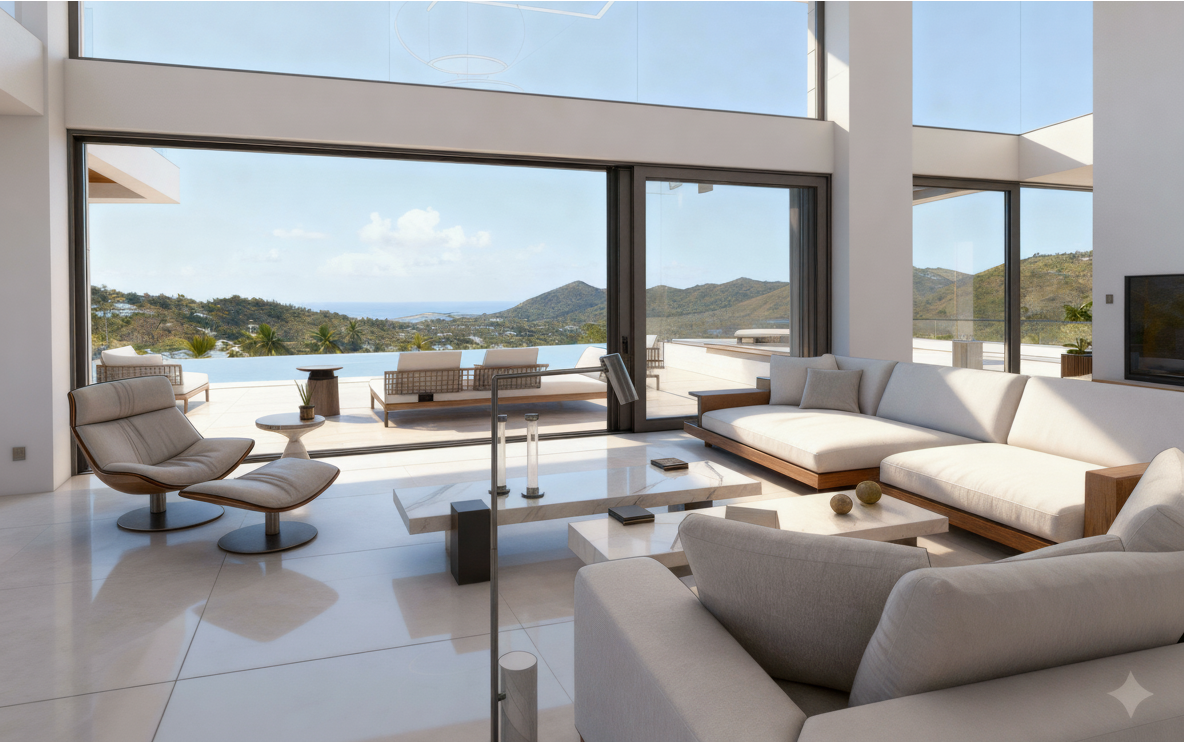 Villa Skyline outdoor spaces