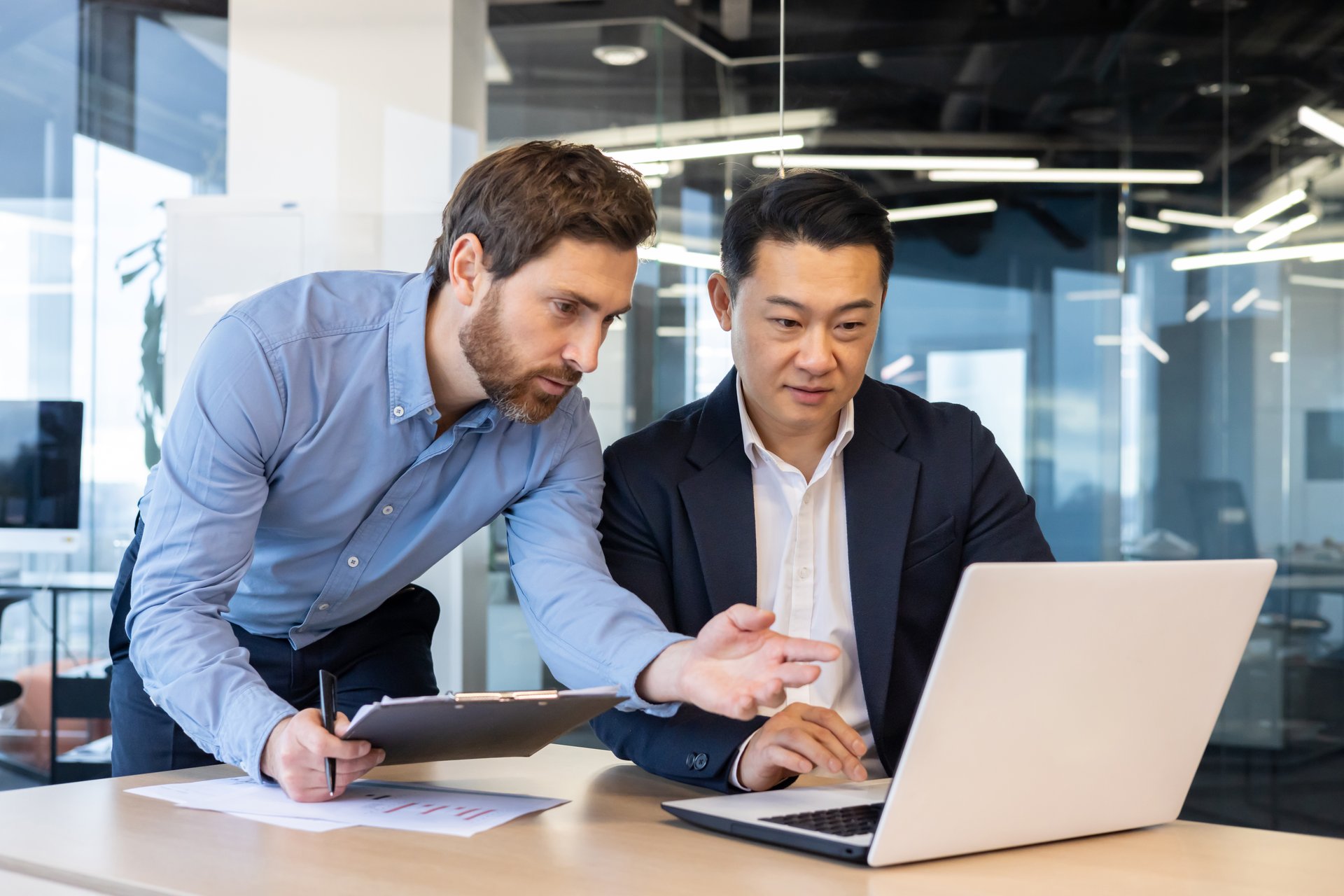 Diverse corporate team