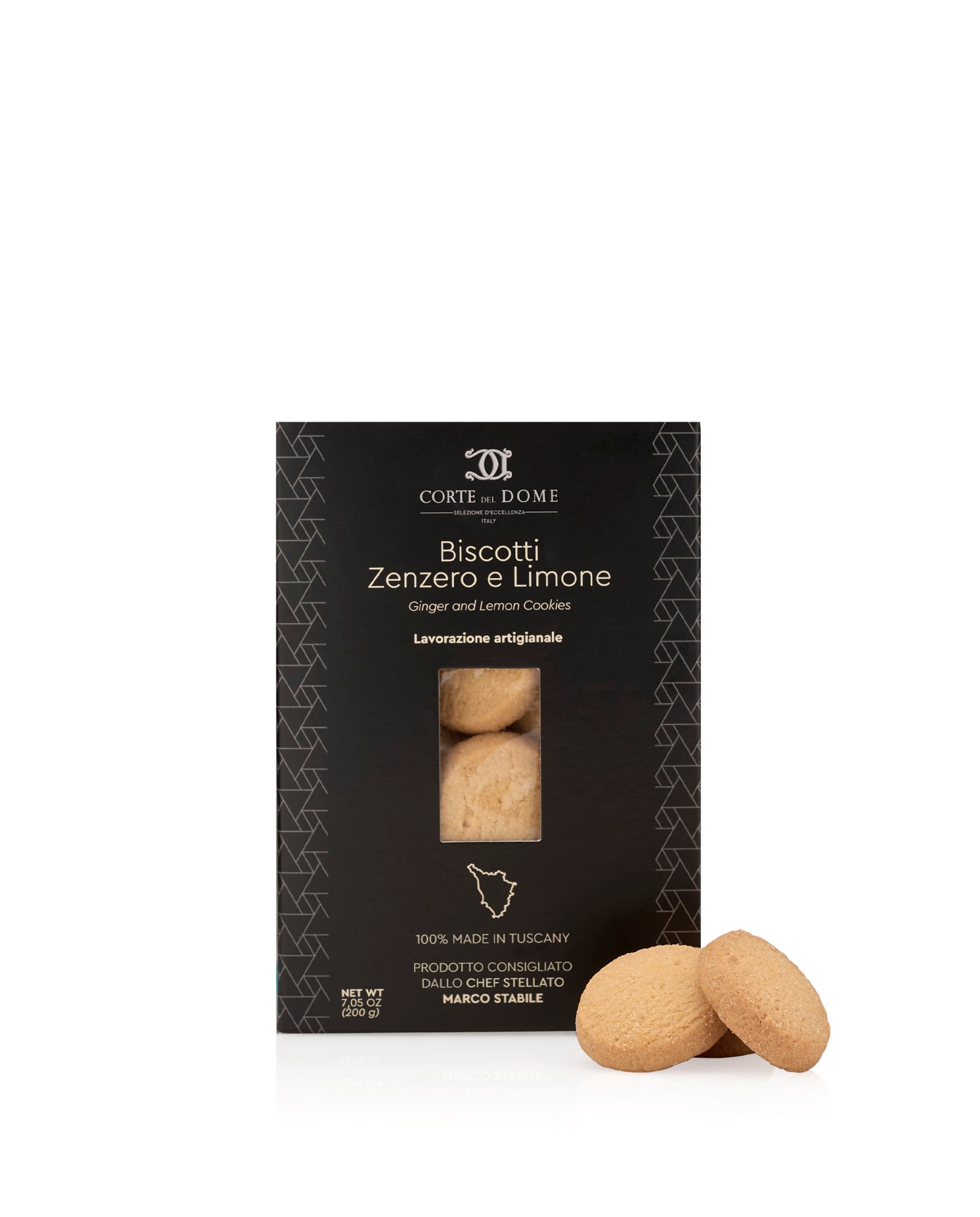 Ginger & Lemon Biscuits Box - Corte del Dome