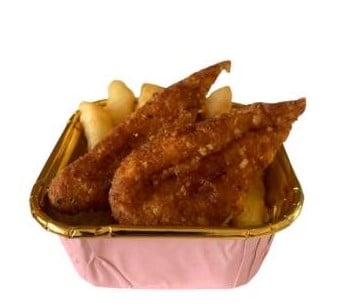 Snack - Kylling med pommes frites