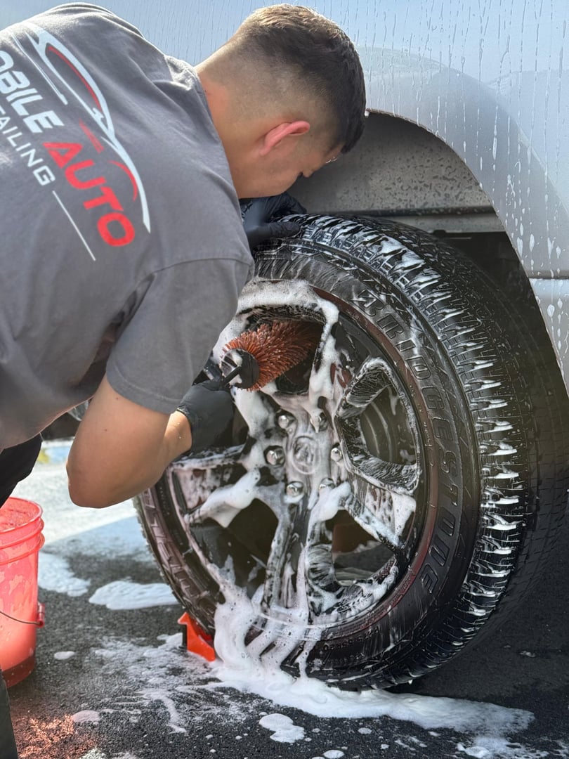Professional car detailing service