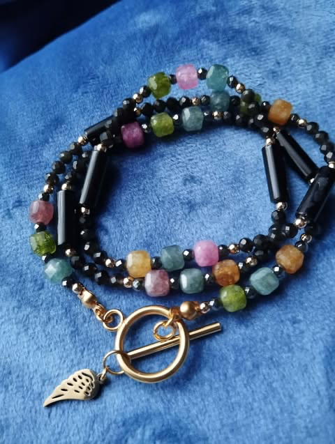 Naszyjnik z obsydianu