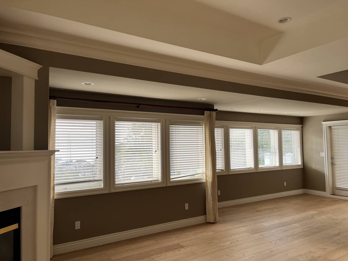 Before - Laundry room before painting