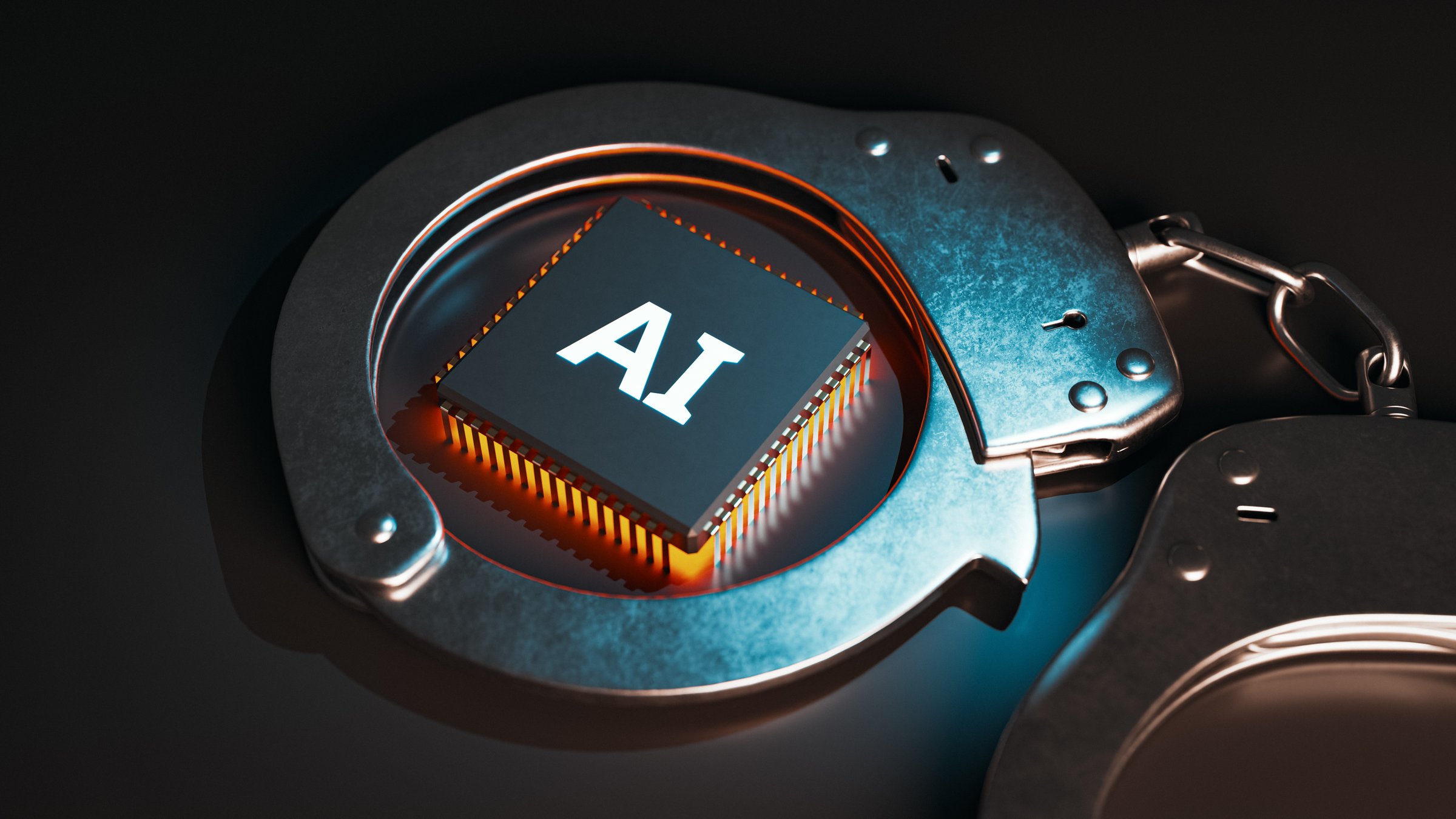 AI Chip In Handcuffs
