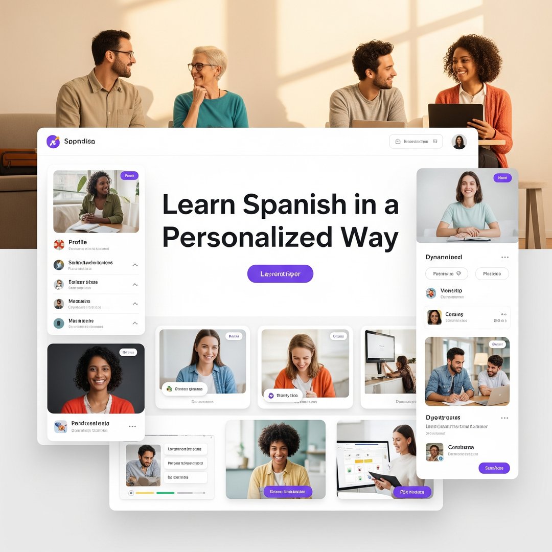 Spanish learning personalized lessons