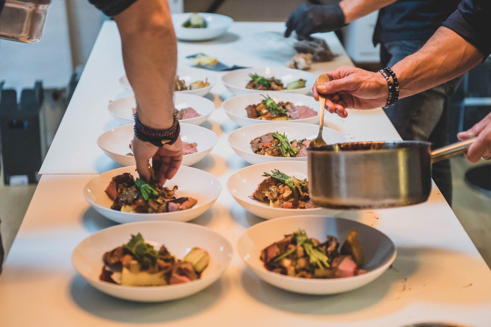 catering im studio g3, münchen
