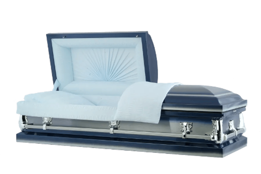 Supreme in Neo Blue and Baby Blue Casket