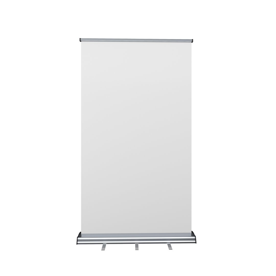 long rollup or vertical banner on white background