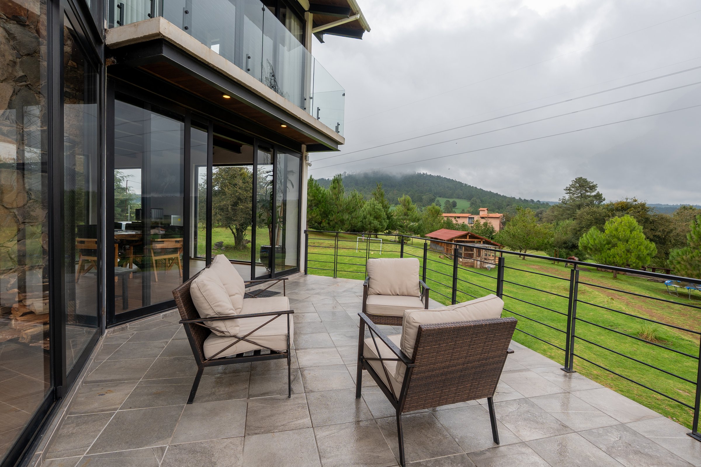 Exteriores hotel Quinta El Descanso Tapalpa jardines paisaje Sierra Jalisco Atemajac Brizuela Ferrería Tula