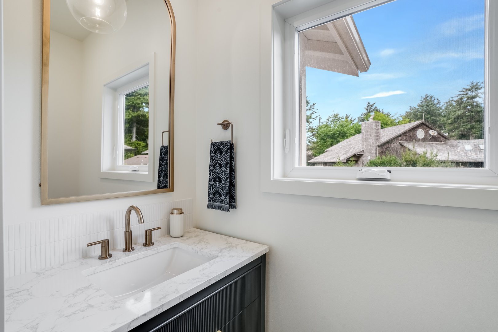 Interior shot of completed house project