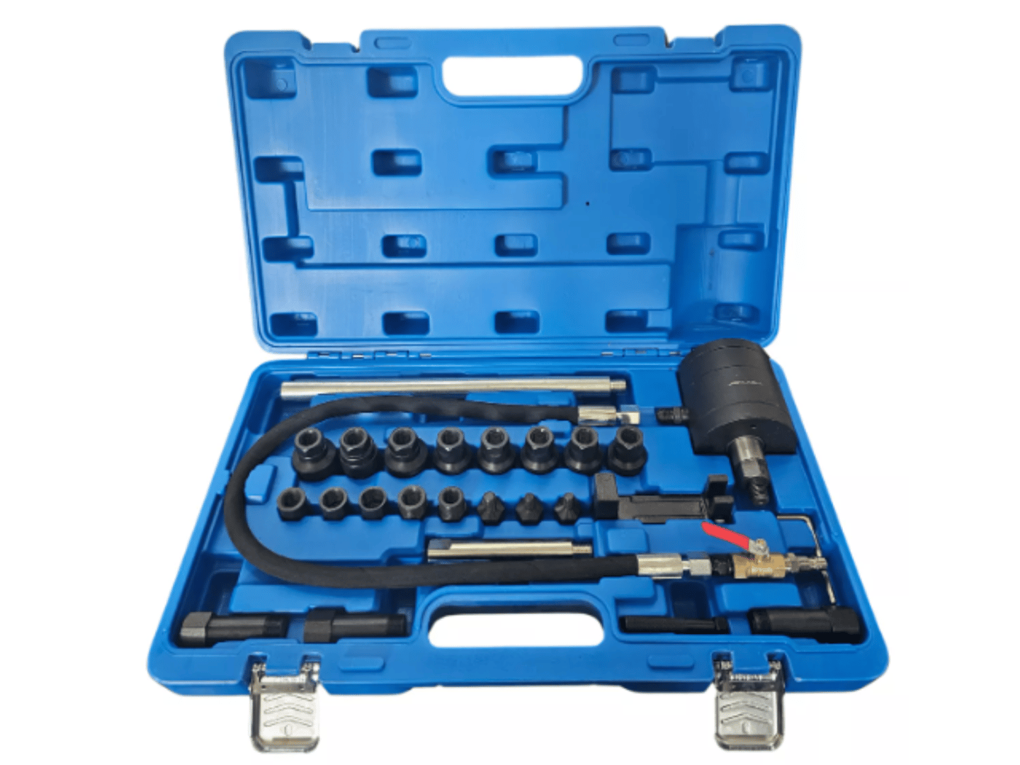 HJ078 Extractor Neumático para Inyectores Diesel 21 Piezas