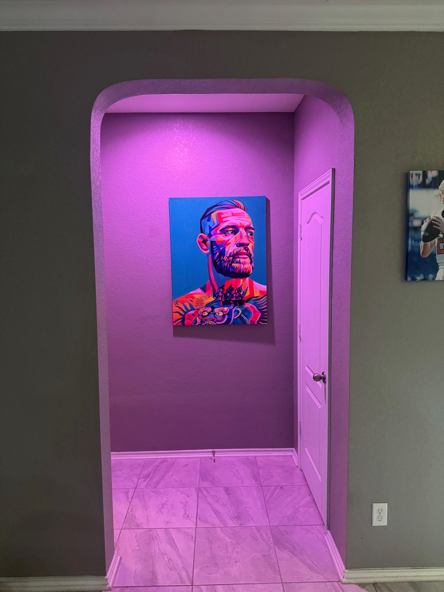 Conor McGregor Painting Process Photo 4