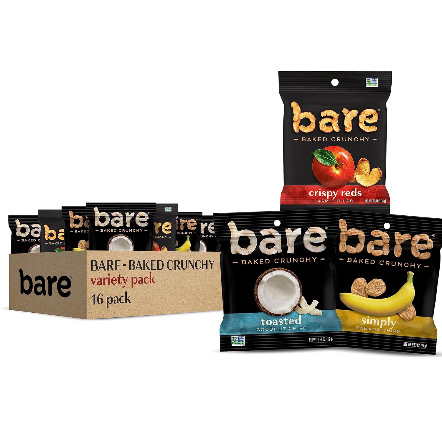 Bare Baked Crunchy Fruit Variety Pack
