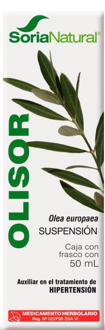 Olisor medicamento herbolario para hipertensión con extracto de hojas de olivo