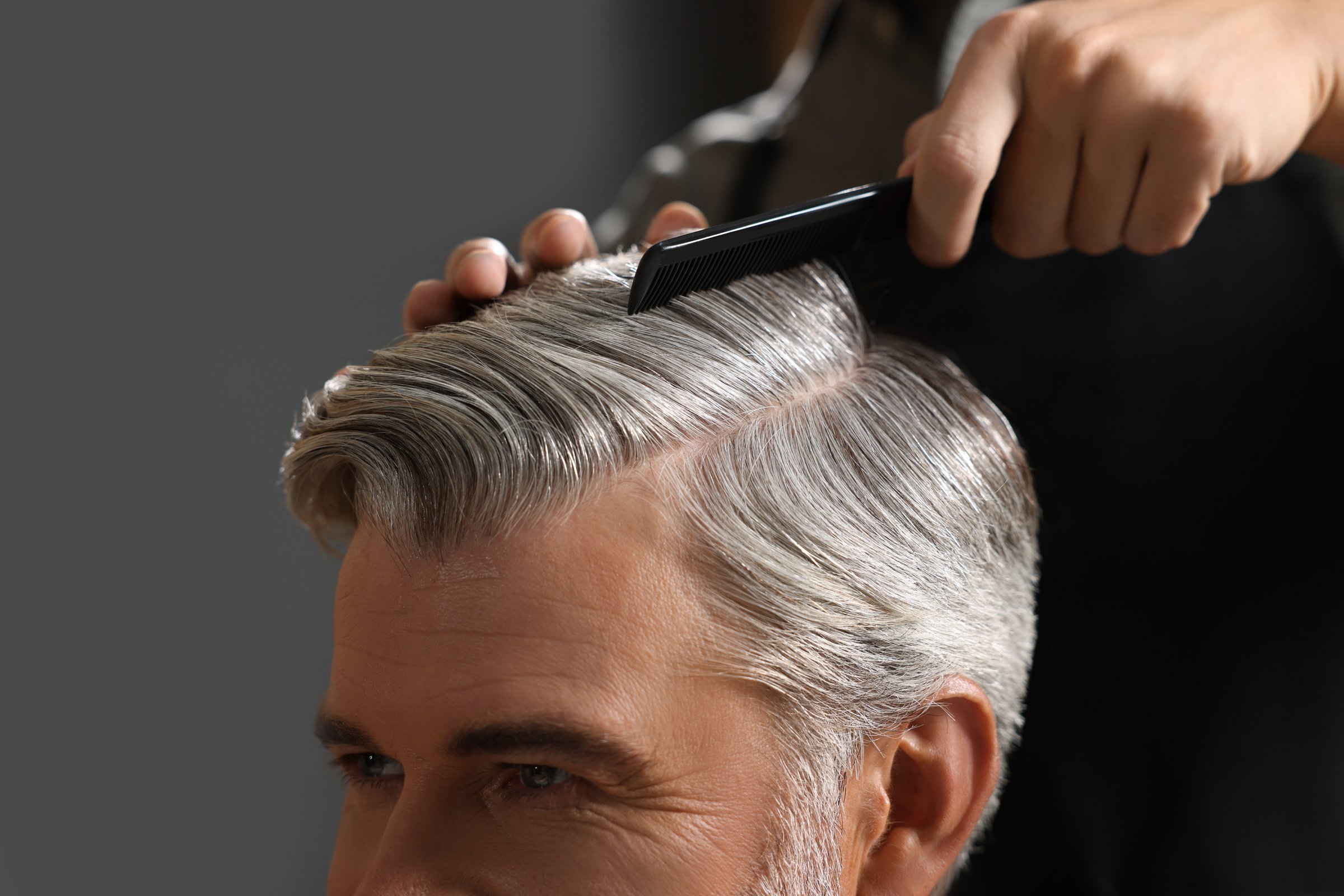 Men's hair salon in Sarasota - professional haircut and grooming at The Q Salon