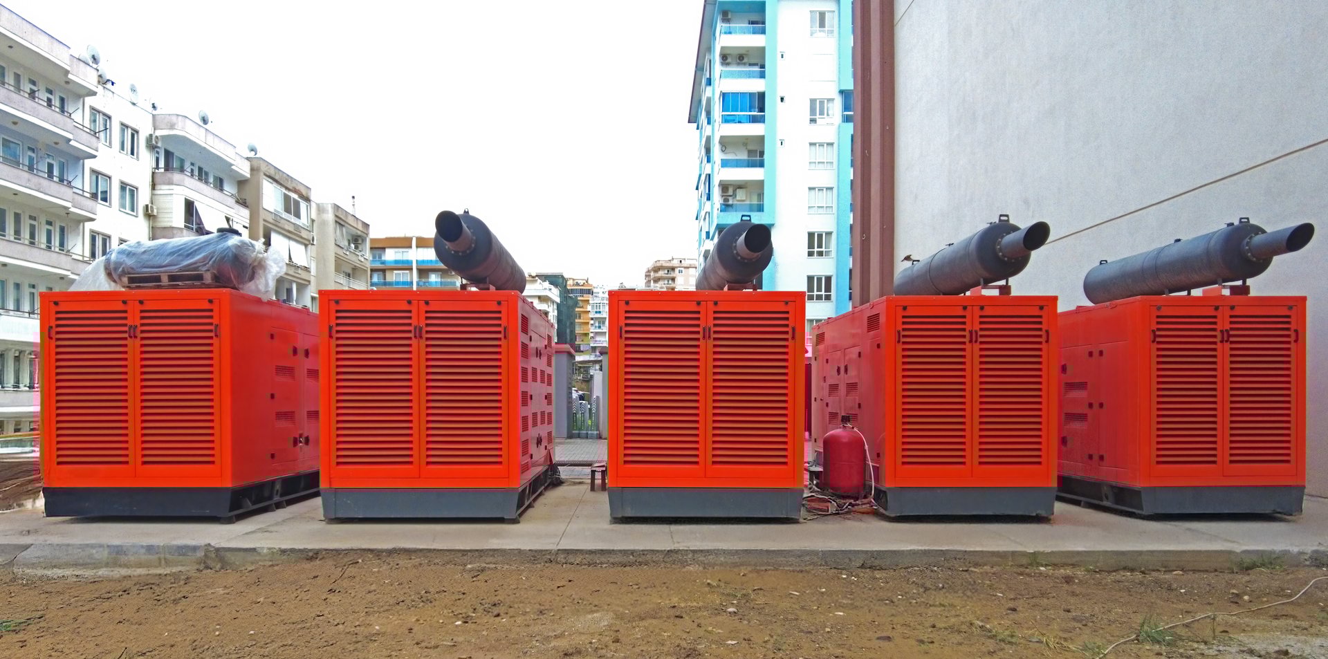 Reliable power plants, generators used in emergencies, providing backup electricity.