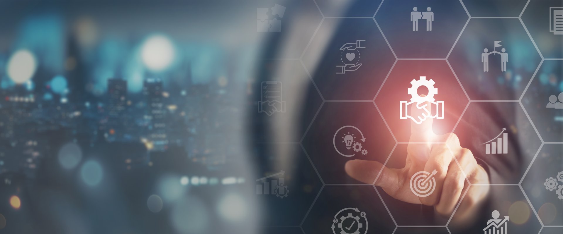 Business ecosystems and partnerships concept. Business collaboration strategies. The value of network and solution of creating new opportunities. Task relations, collaboration, team building.