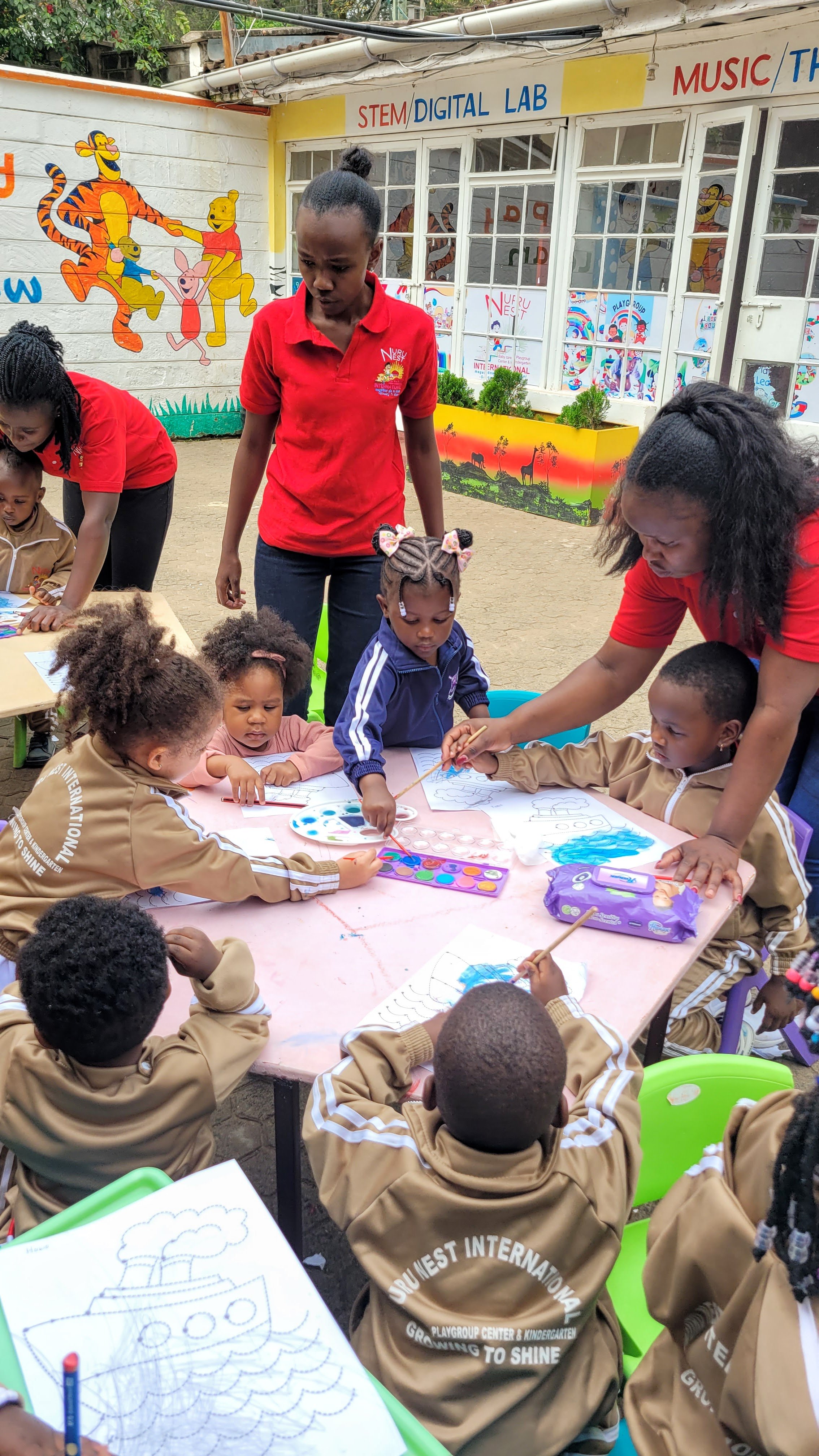 Preschool Children Playing