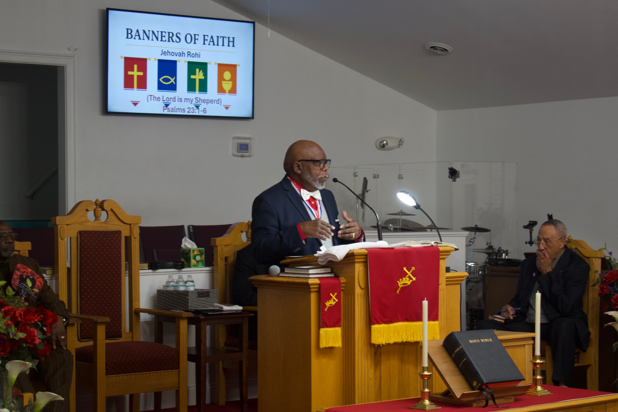 Sardis Missionary Baptist Church worship service