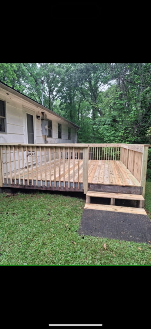 Siding project in progress