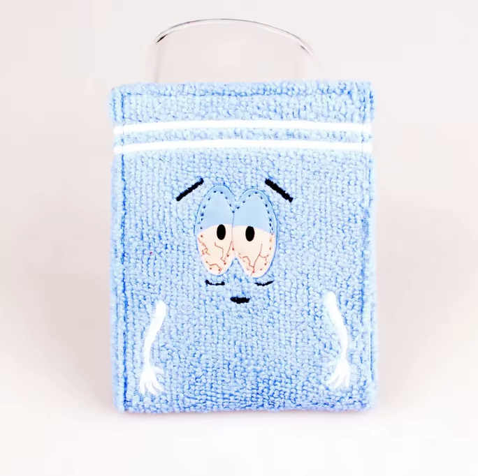 Towel Cloth Embroidered Wallet