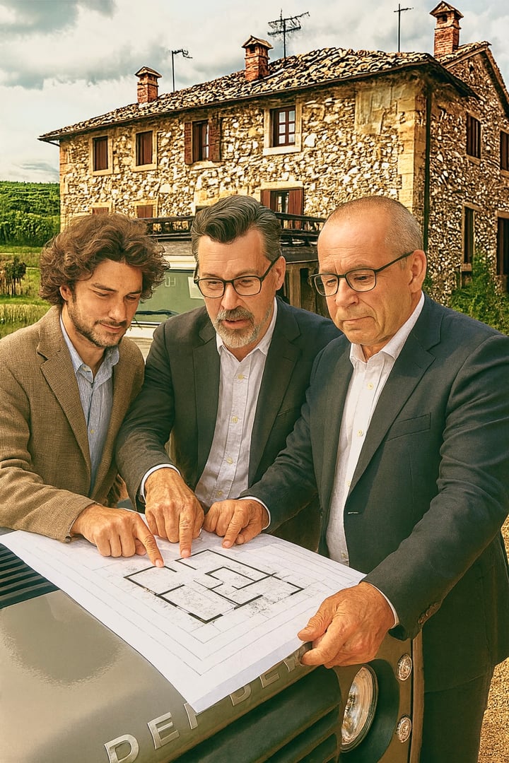 Team meeting in Italy