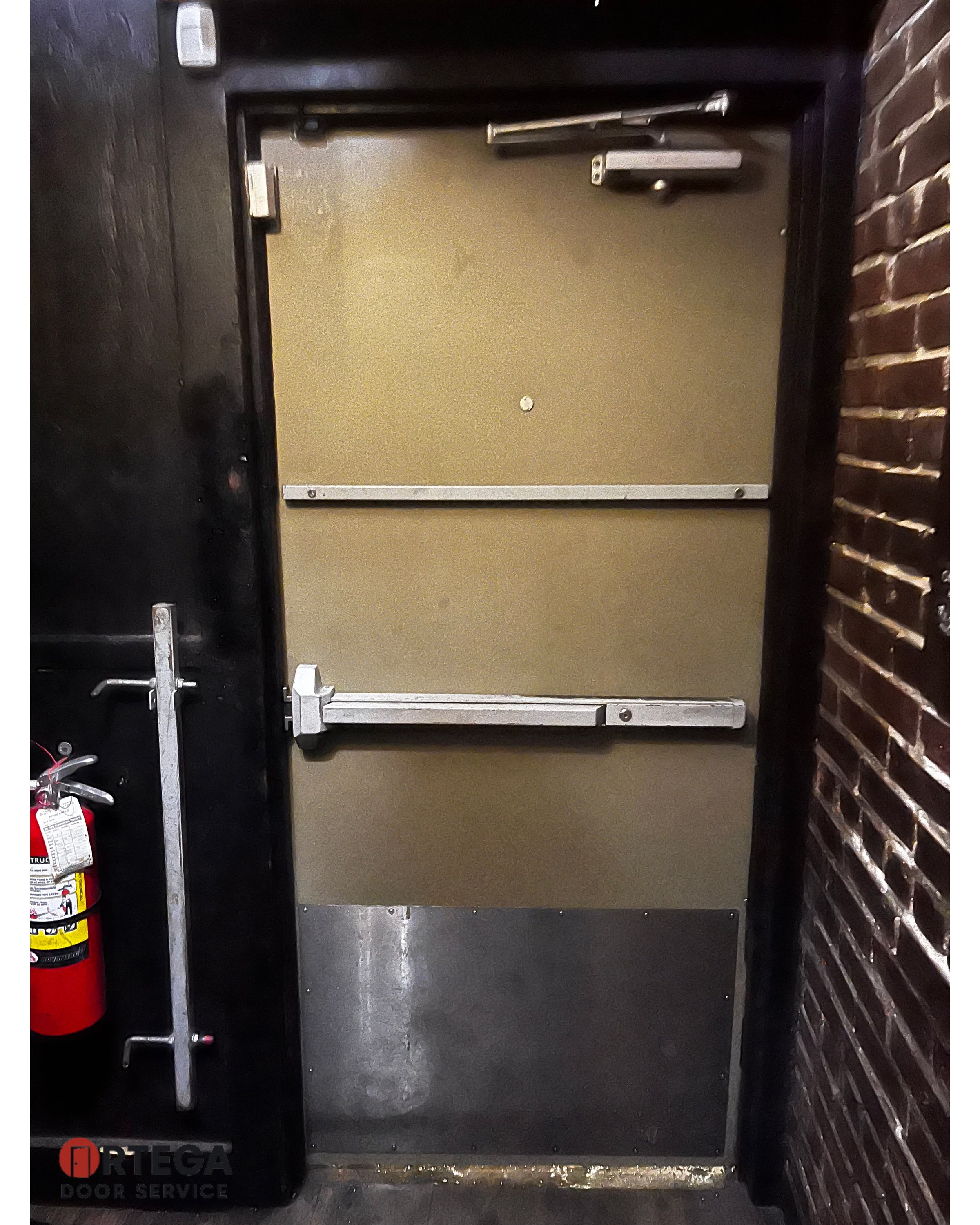 Door repair and maintenance project