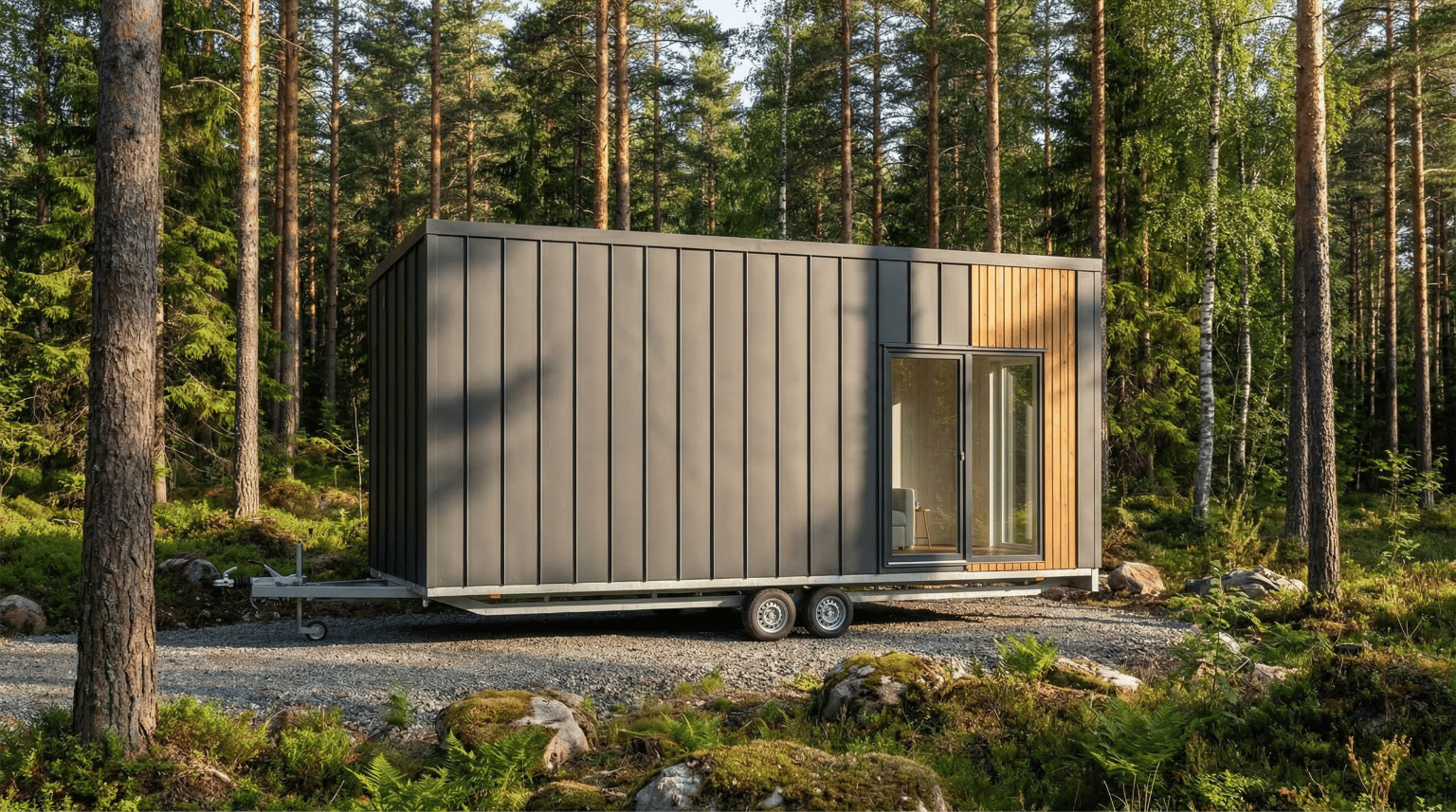 The Zeally Bay 1 Bedroom Linkable modular tiny home exterior showcasing versatile design for extra living space