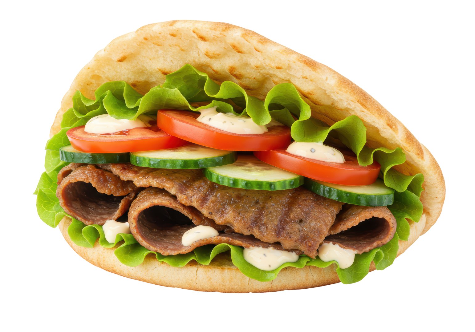 Delicious Doner Kebab Sandwich