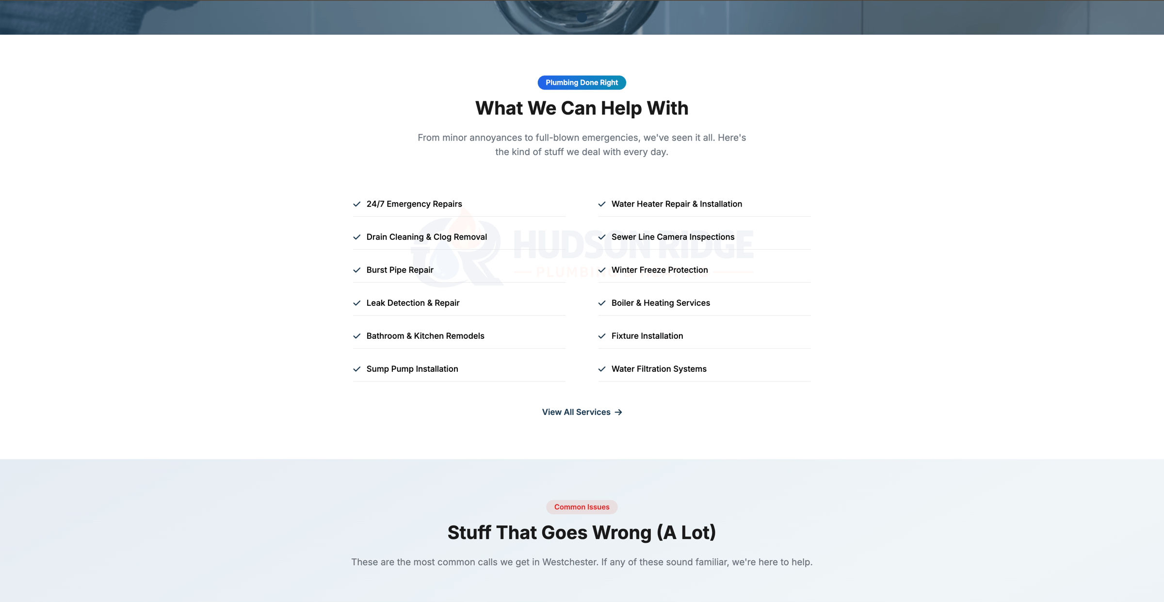 Hudson Ridge Website