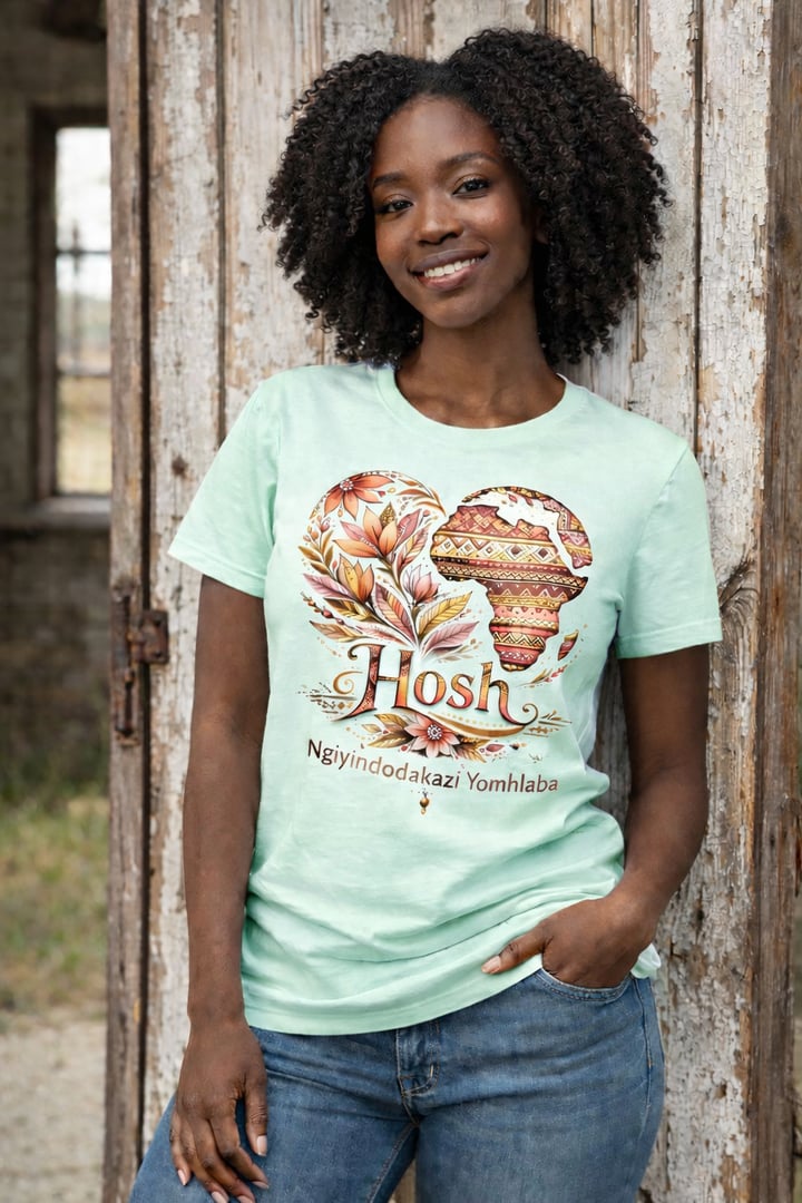 Ngiyindodakazi Yamhlaba Tee Mint Green