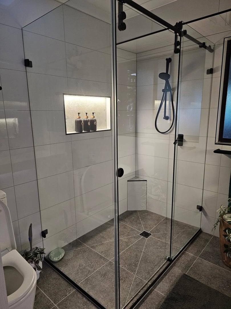 Stunning bathroom transformation with proper waterproofing