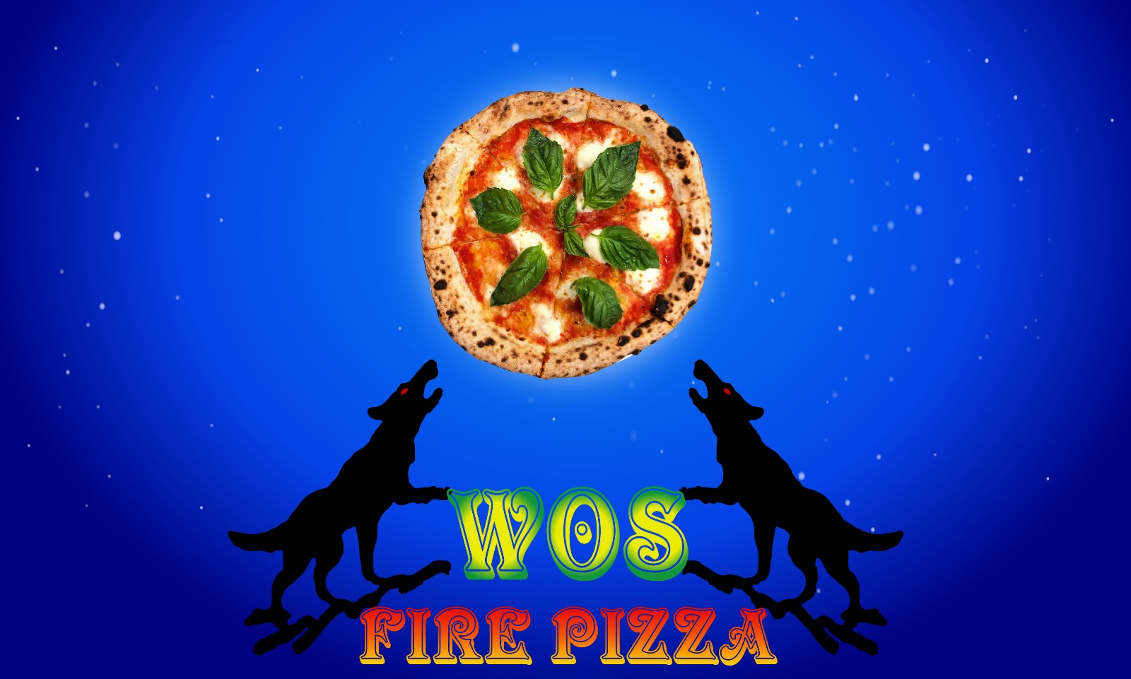 Wos Fired Pizza Logo