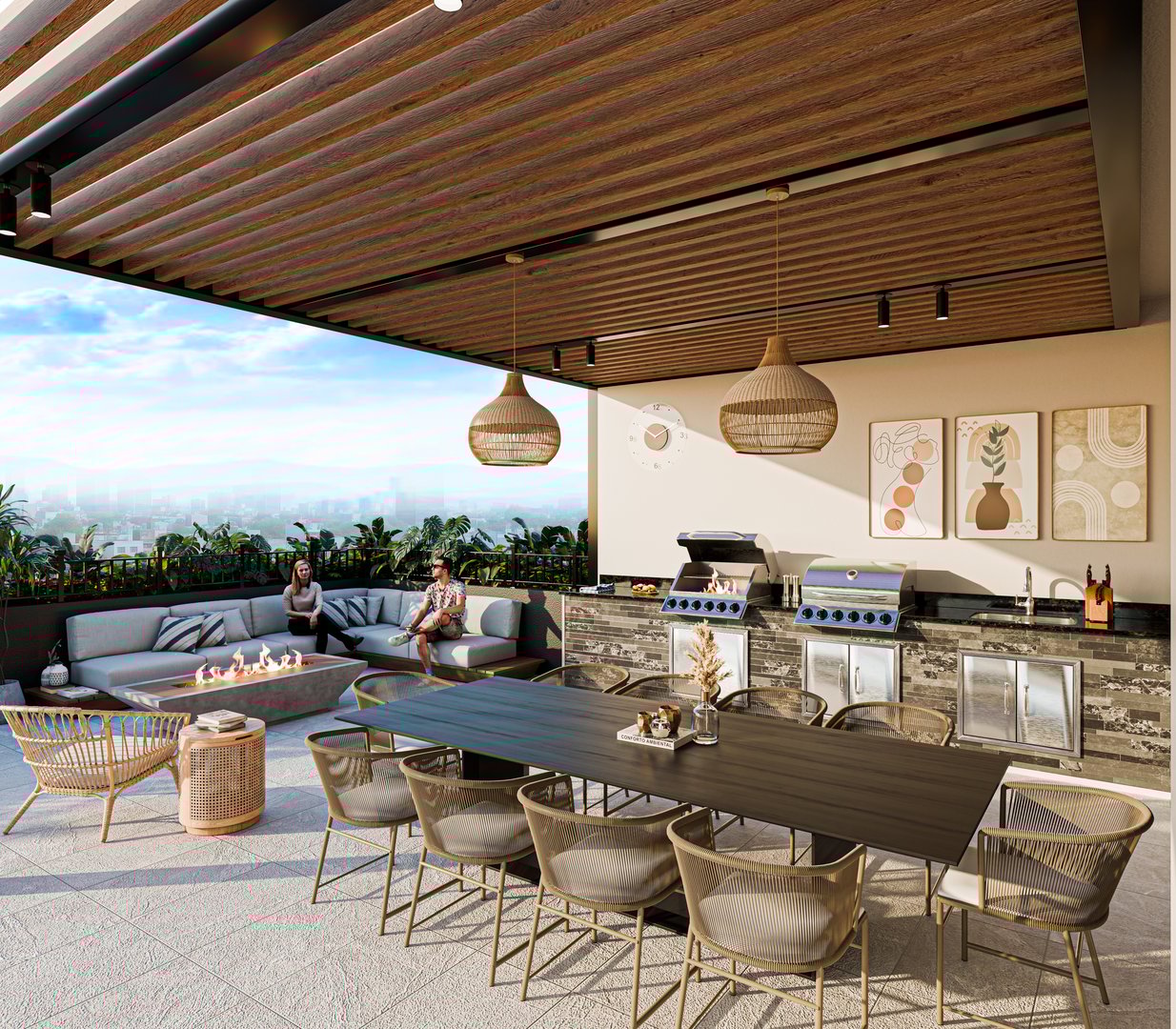 Render arquitectónico profesional