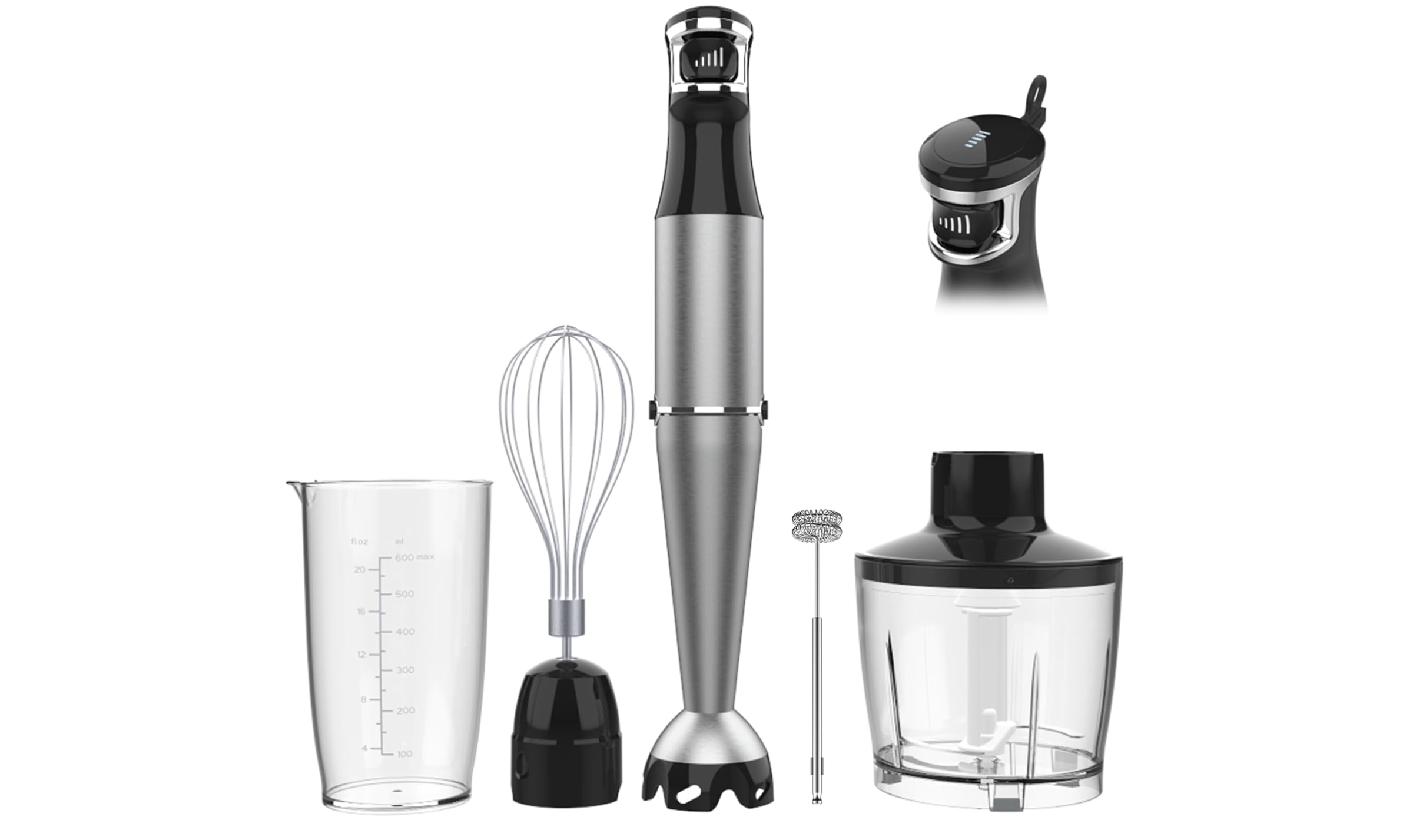 Immersion Blender 1100W 5-in-1 Set