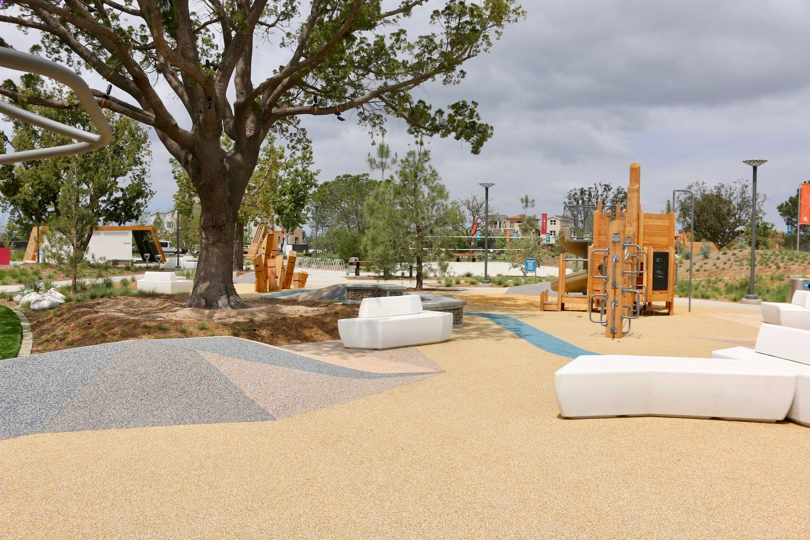 Rubber paving project