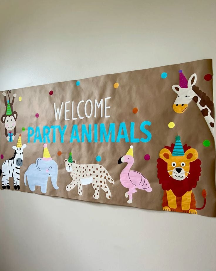 Party celebration decor and table setting