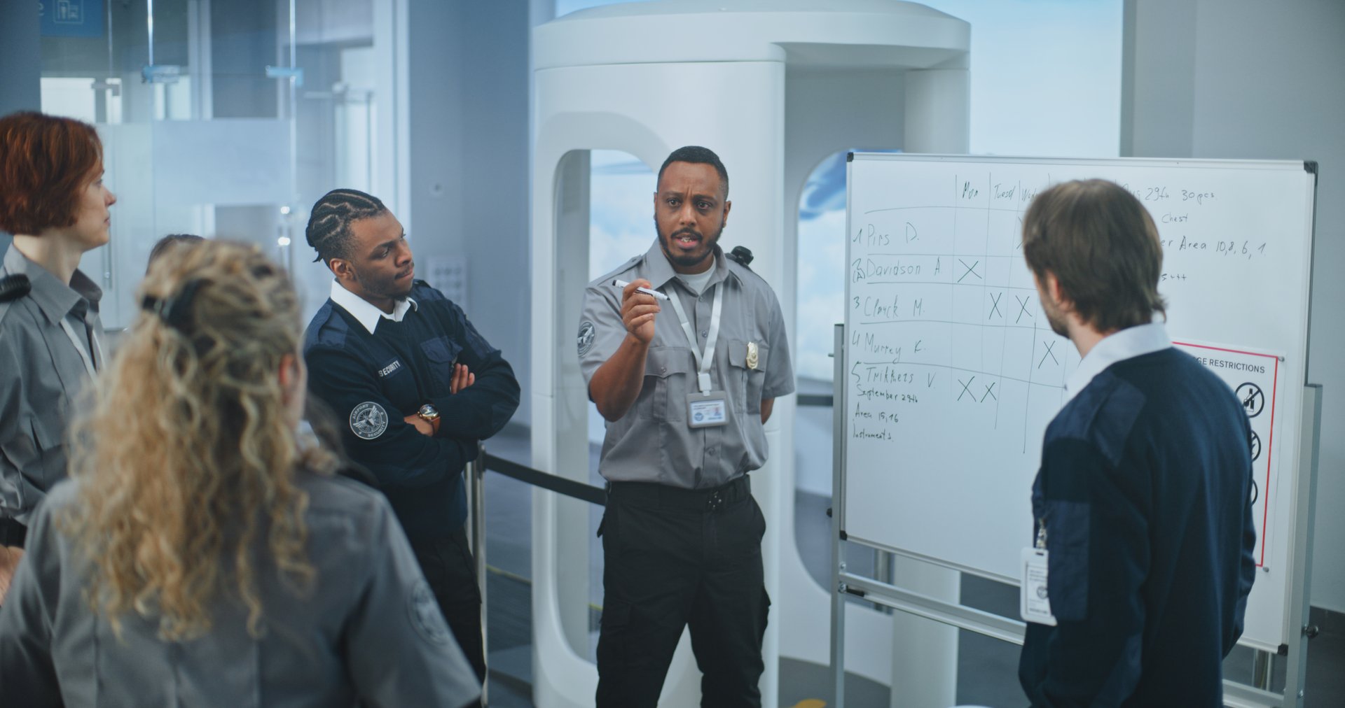 Public sector security staff planning session