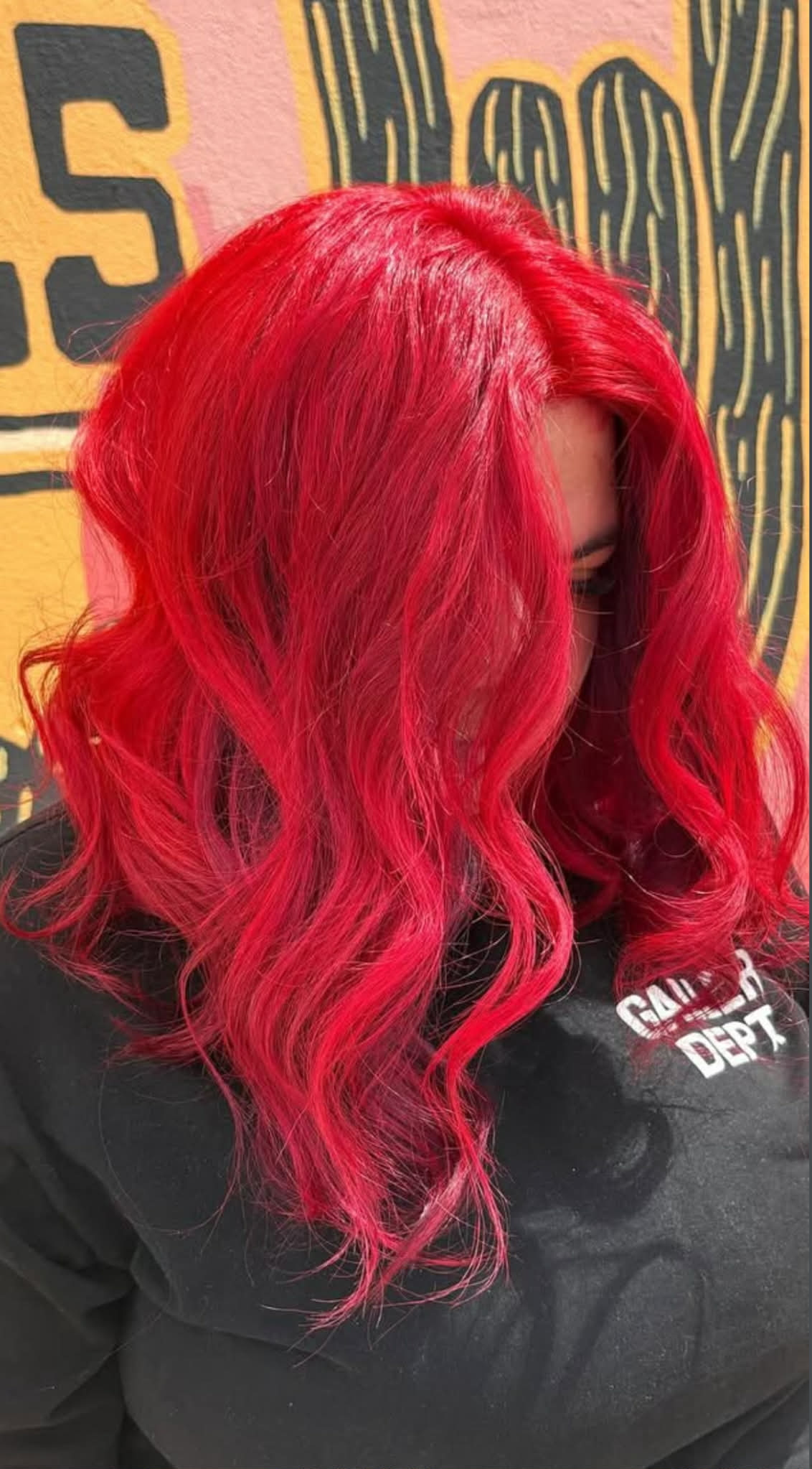 Expert hair styling and color transformation