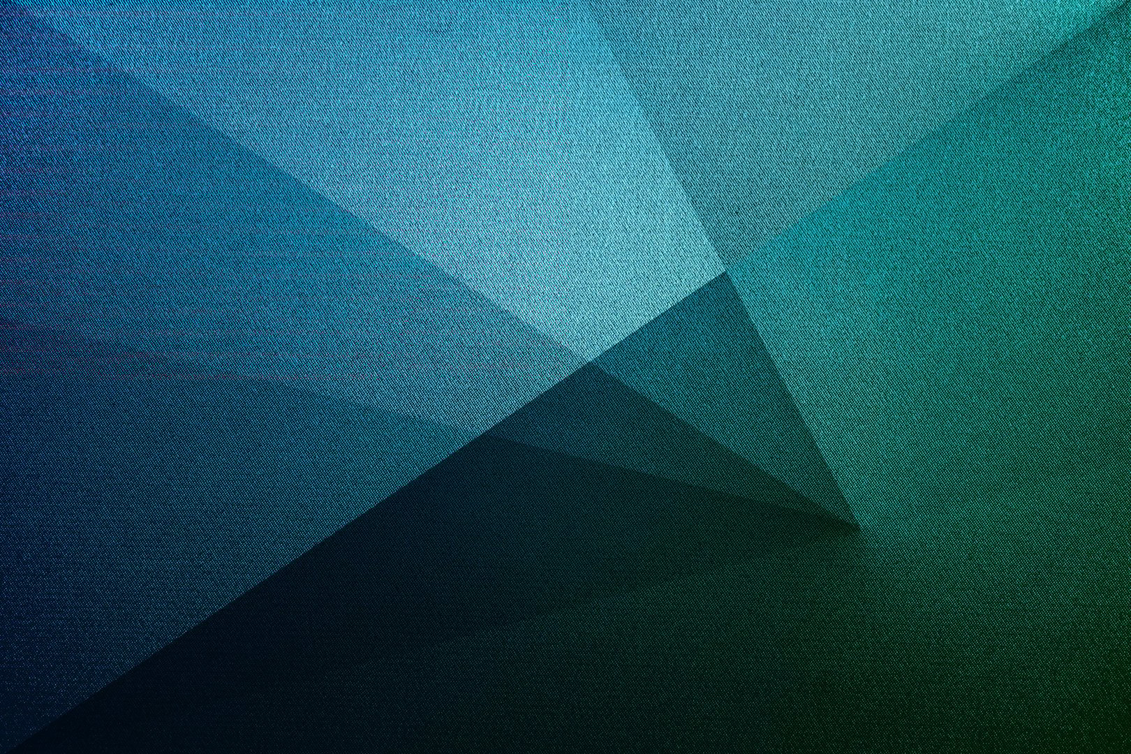 Black dark blue silver emerald green abstract pattern background. Geometric shape. Line triangle angle fold polygon diamond block 3D. Color gradient ombre. Grain noise mesh. Light shadow. Matte shimmer