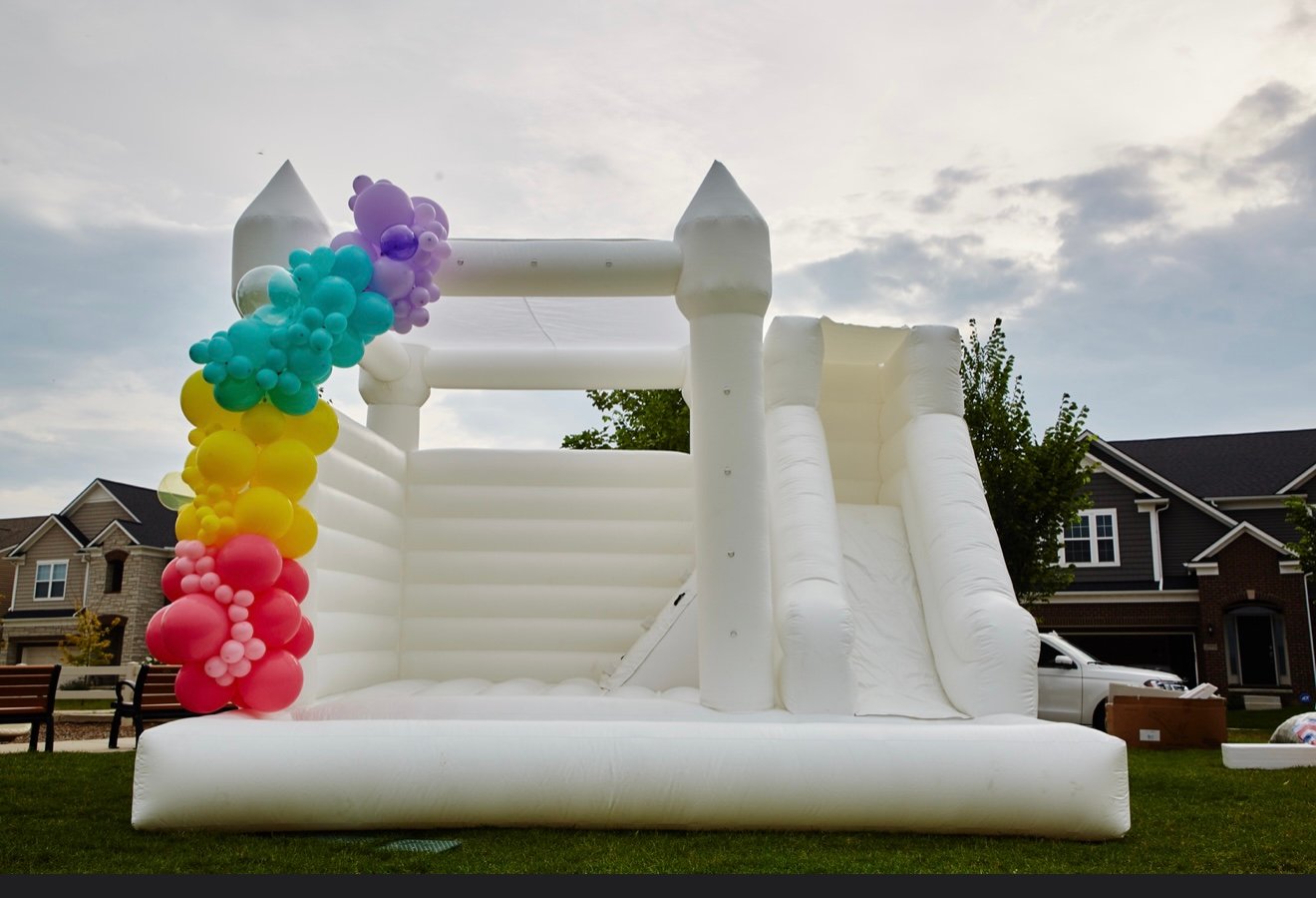 Bliss Bounce Co. event setup