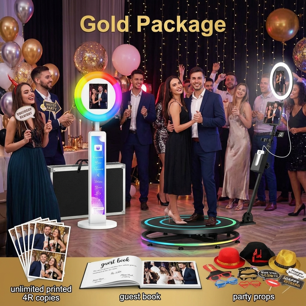Gold Package 360 Photobooth