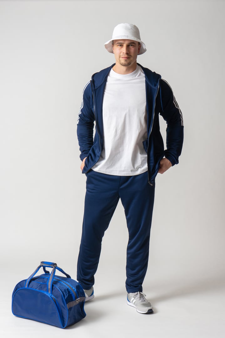 Navy tracksuit