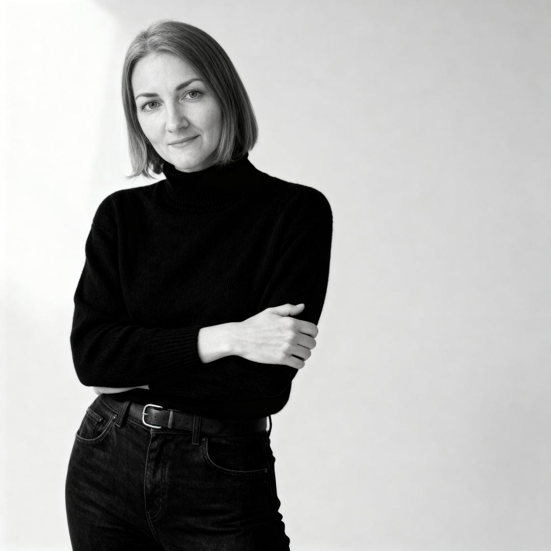 Chila Sabo im schwarzen Outfit