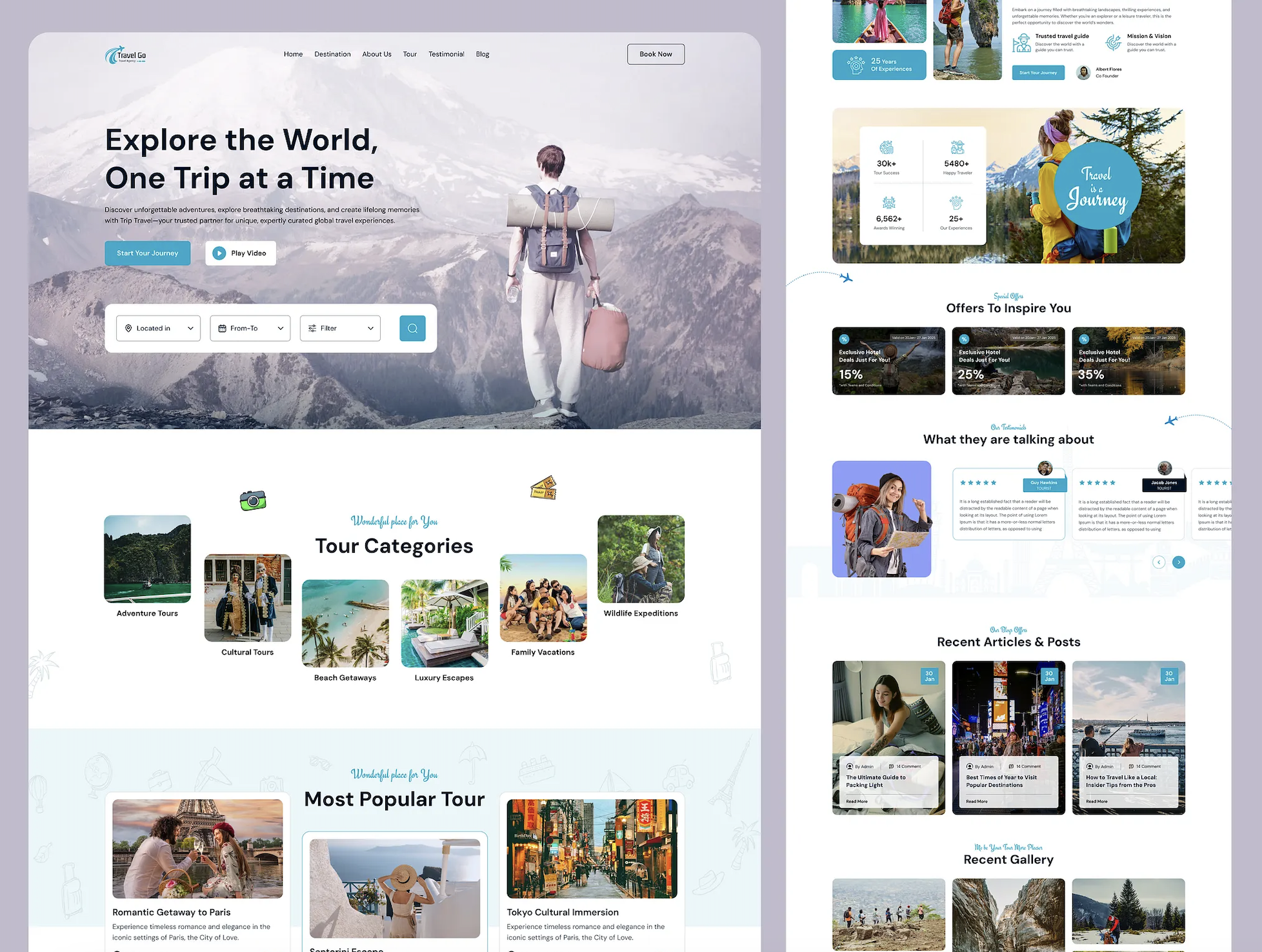 Website Travel Agent