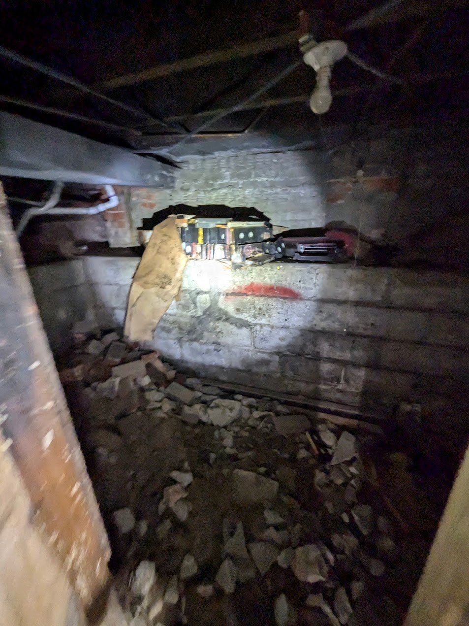 Opening up floors to find issues