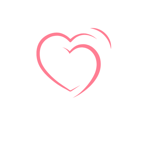 ALMA Logo - Pink Blue Minimalist Double Heart