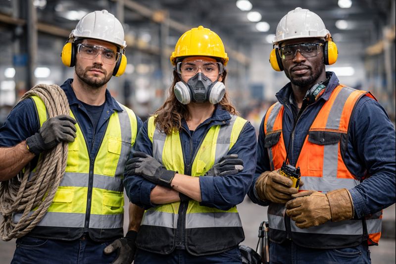 EPP equipment and safety gear