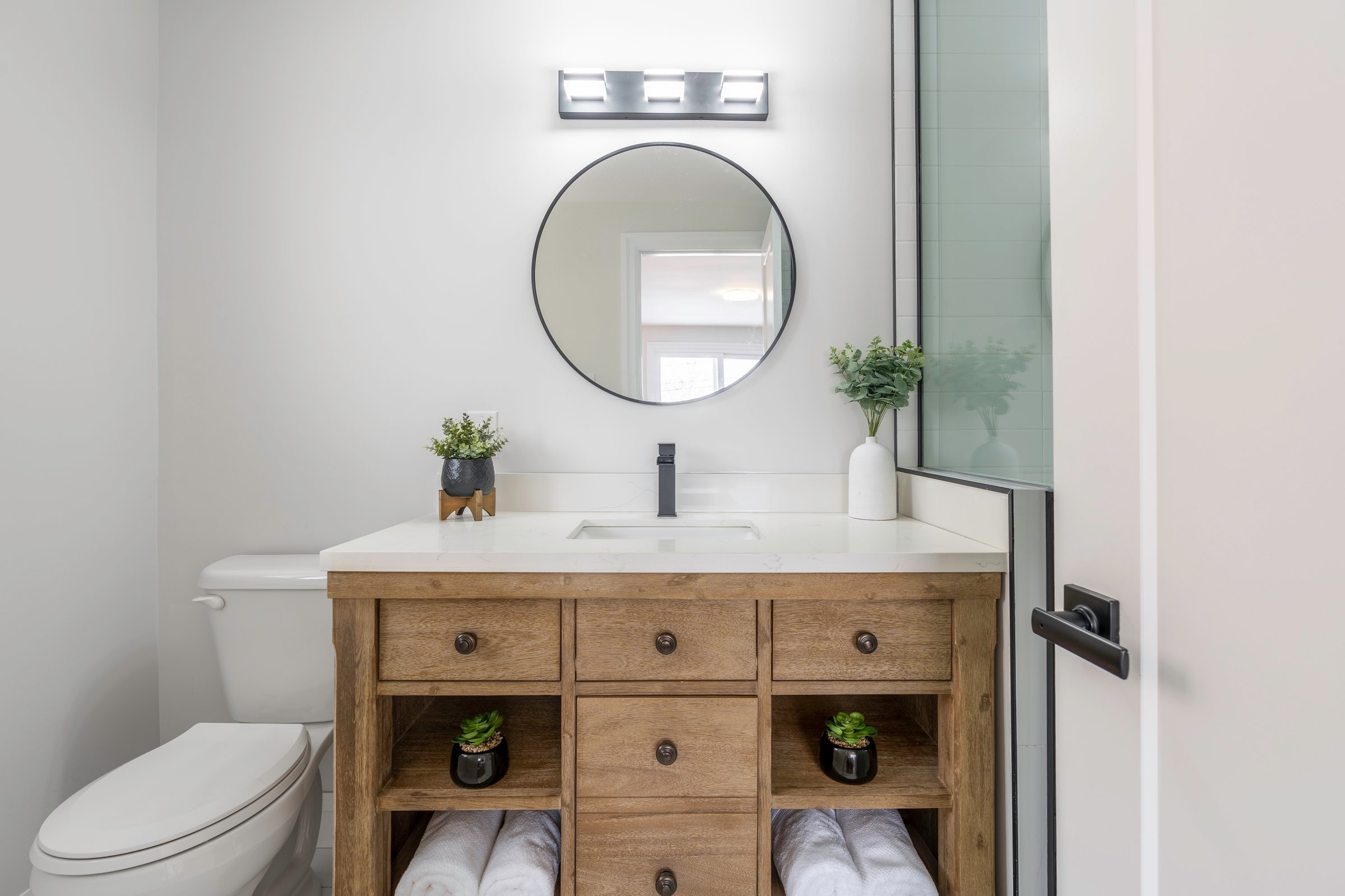 Professional bathroom renovation project