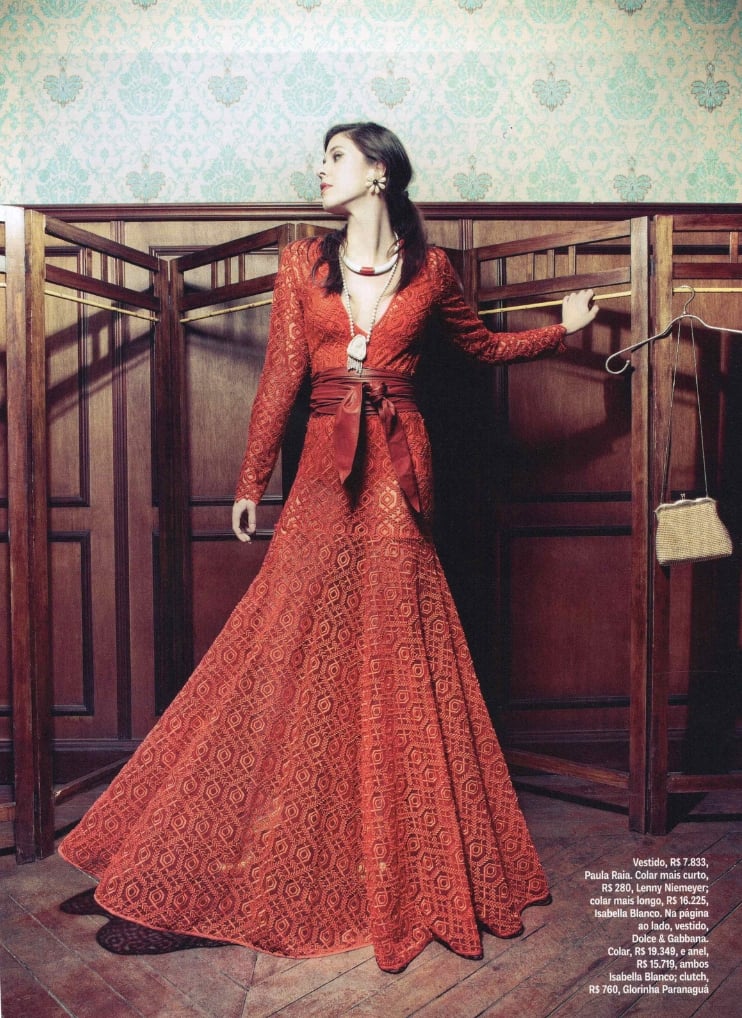 Matéria editorial sobre Isabella Blanco e suas joias exclusivas